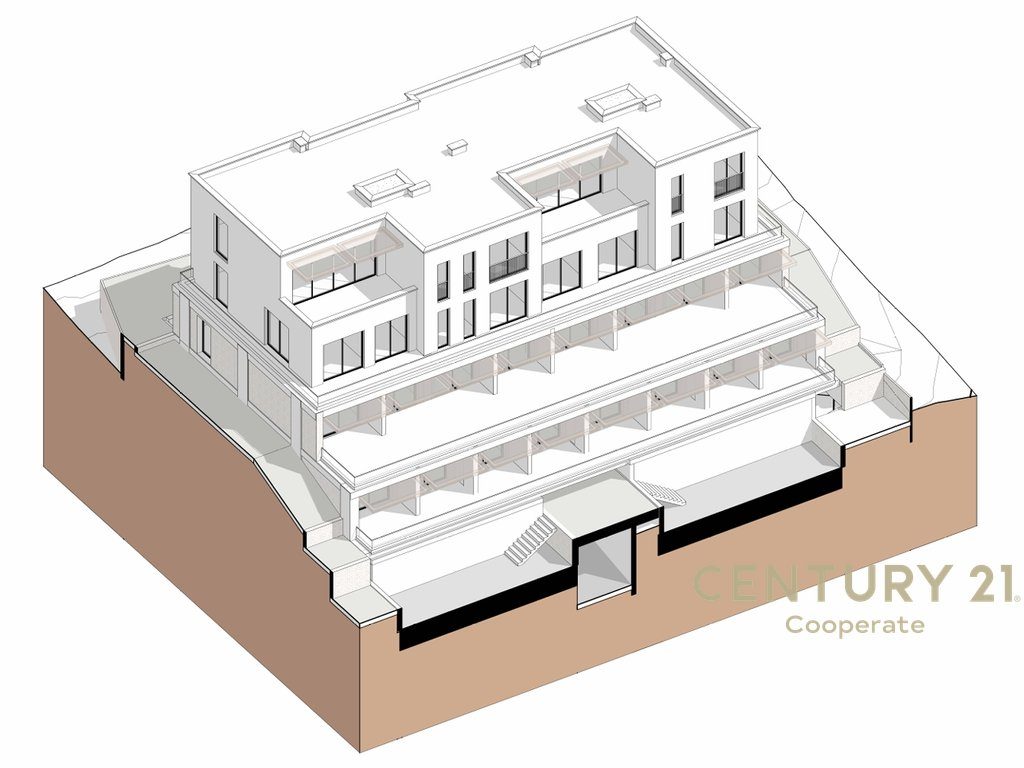 OKAZION! APARTAMENT 1+1+ VERANDE ME PAMJE NGA DETI, NE DHERMI