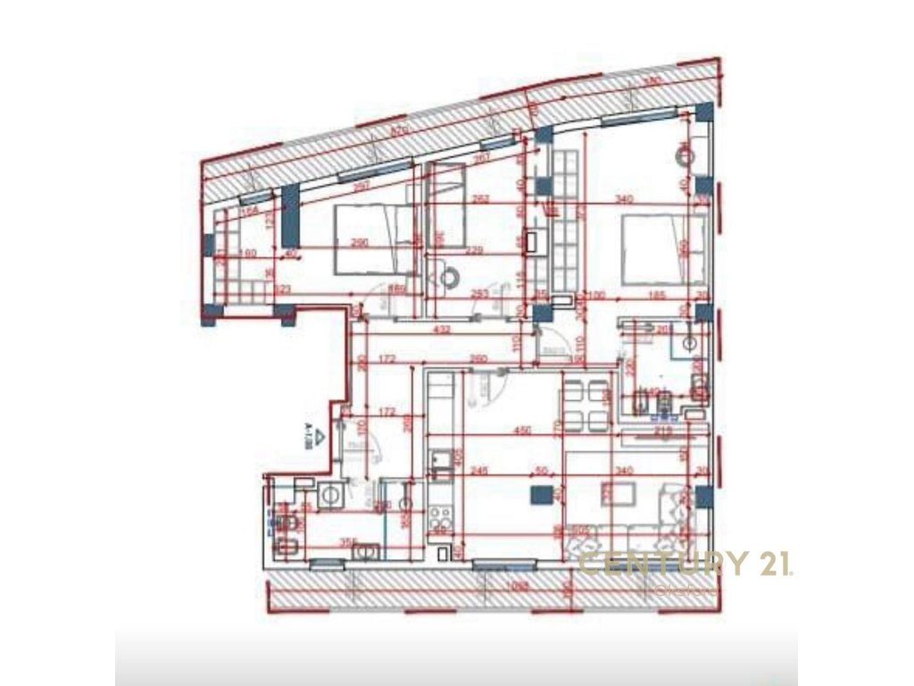 PENTHOUS, APARTAMENT 3+1+2 ME POST PARKIMI PER SHITJE
