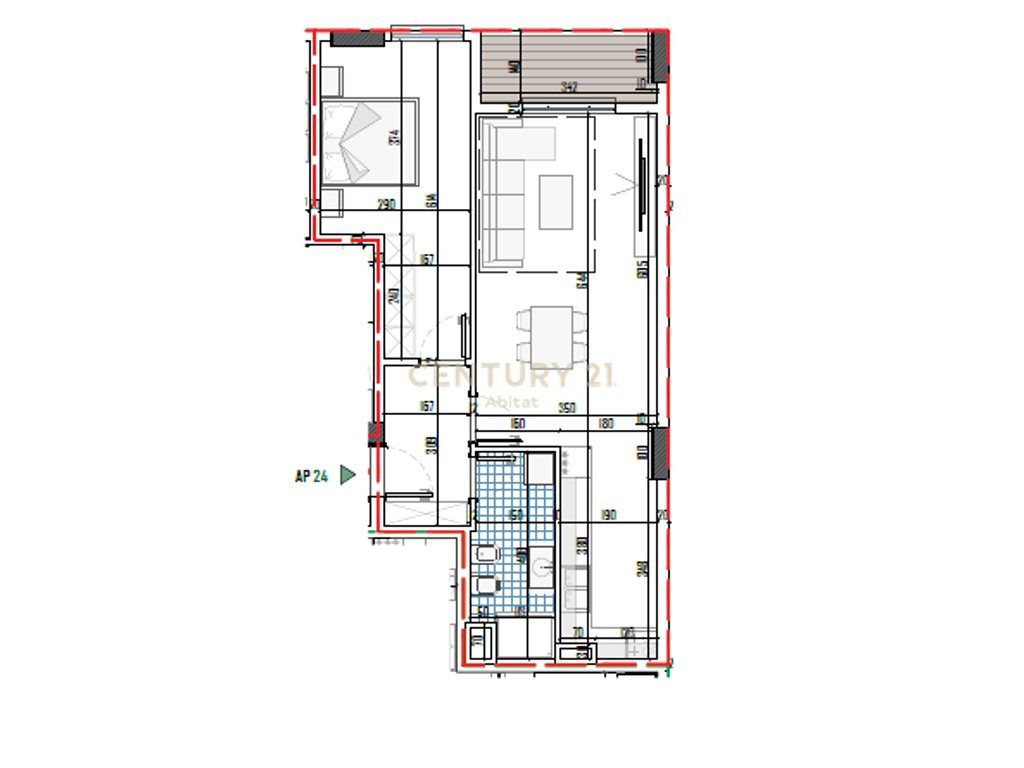 APARTAMENT 1+1 PER SHITJE, PASKUQAN