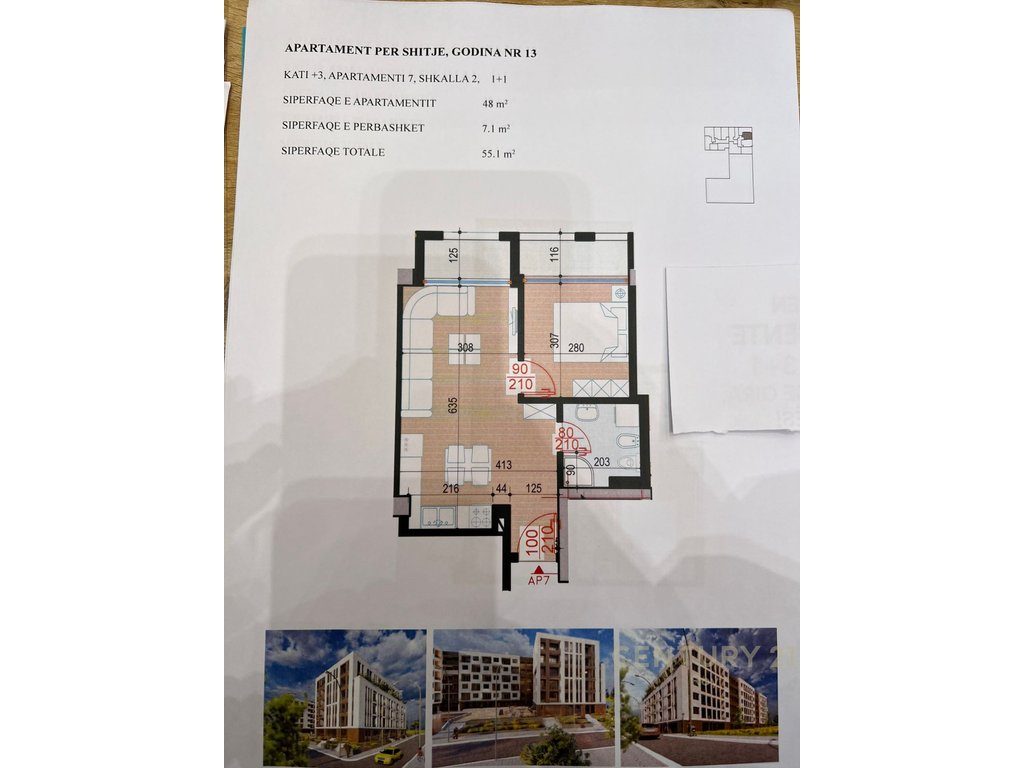 Apartament 1+1 në shitje në Golem, Durrës – 66,120€ | 55 m²