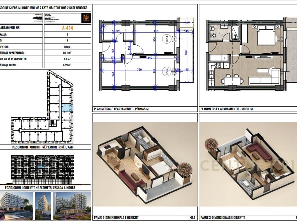 SHITET APARTAMENT 1+1! MUNDESI PAGESE ME KESTE!