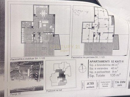 Apartamente  1+1dhe 2+1  Për Shitje në Qendër Sarandë nga 1650E m2 - 2100 E m2