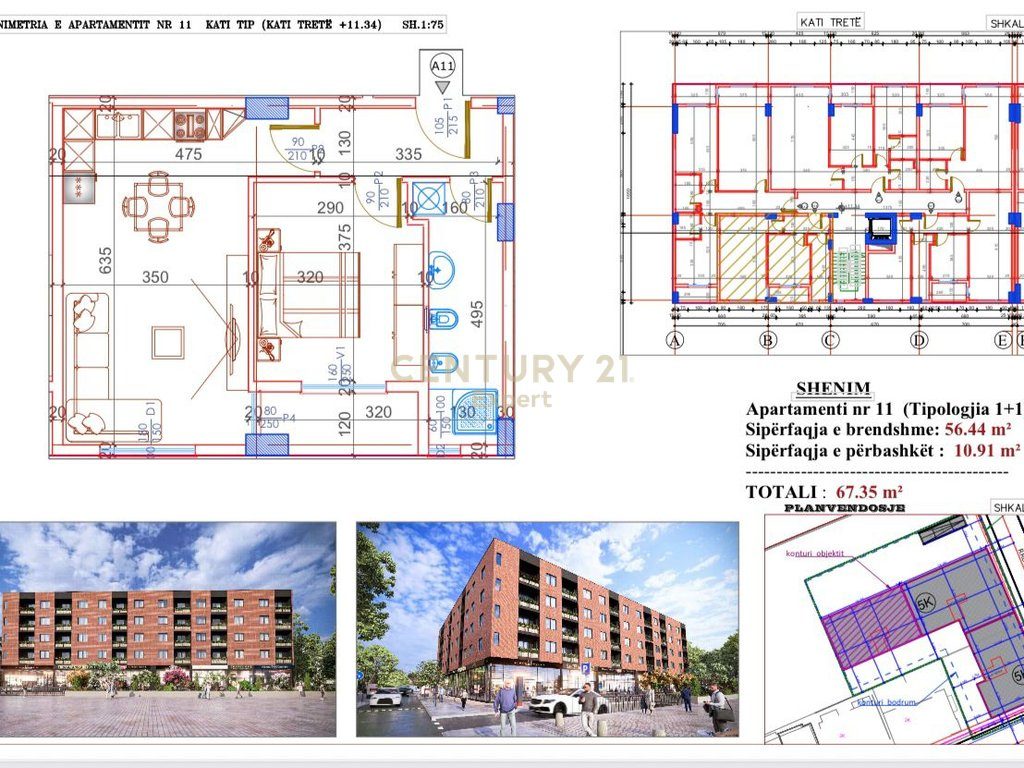 Apartament 1+1për Shitje në Rezidencë të Re Moderne në Kamëz