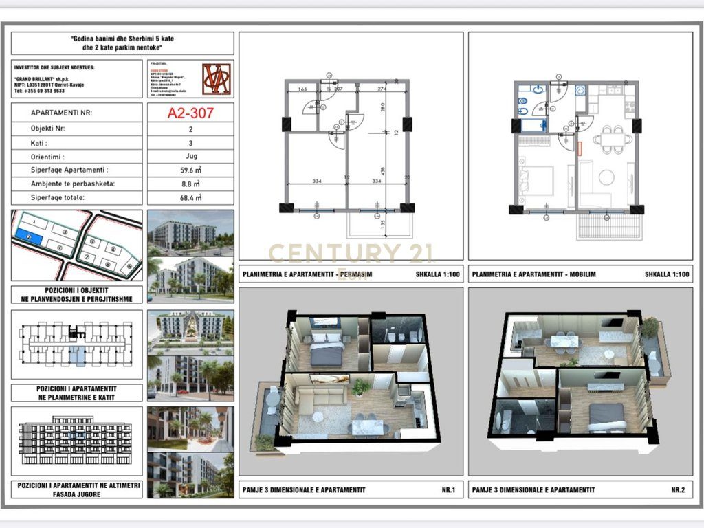 SHESIM APARTAMENT 1+1 NE QERRET TEK PALM PARADISE RESIDENCE MUNDESI PAGESE ME KESTE !