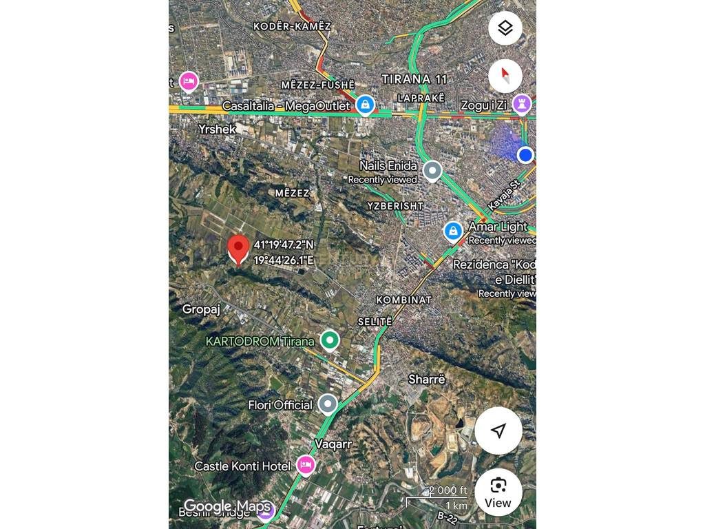 📍 Jepet me qira tokë 1000m² në Yzberisht, rruga “Vllazën Huta”.
