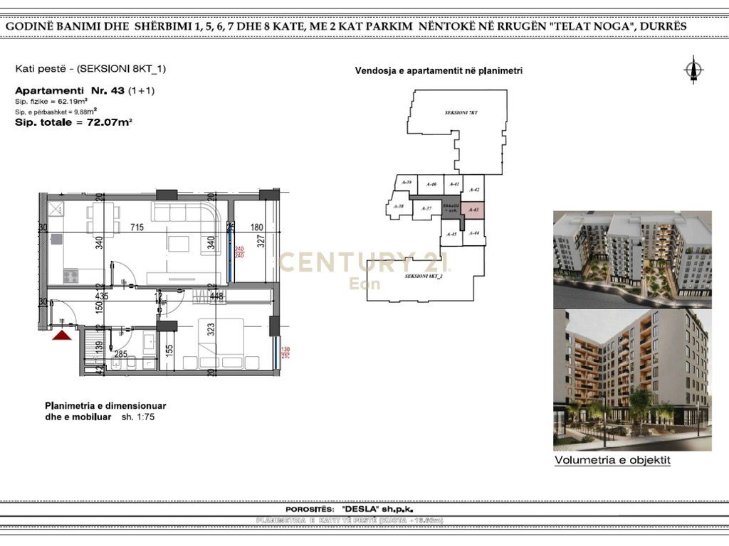 Apartament 1+1 Për Shitje në Spitali, Durrës | WEST RESIDENCE !