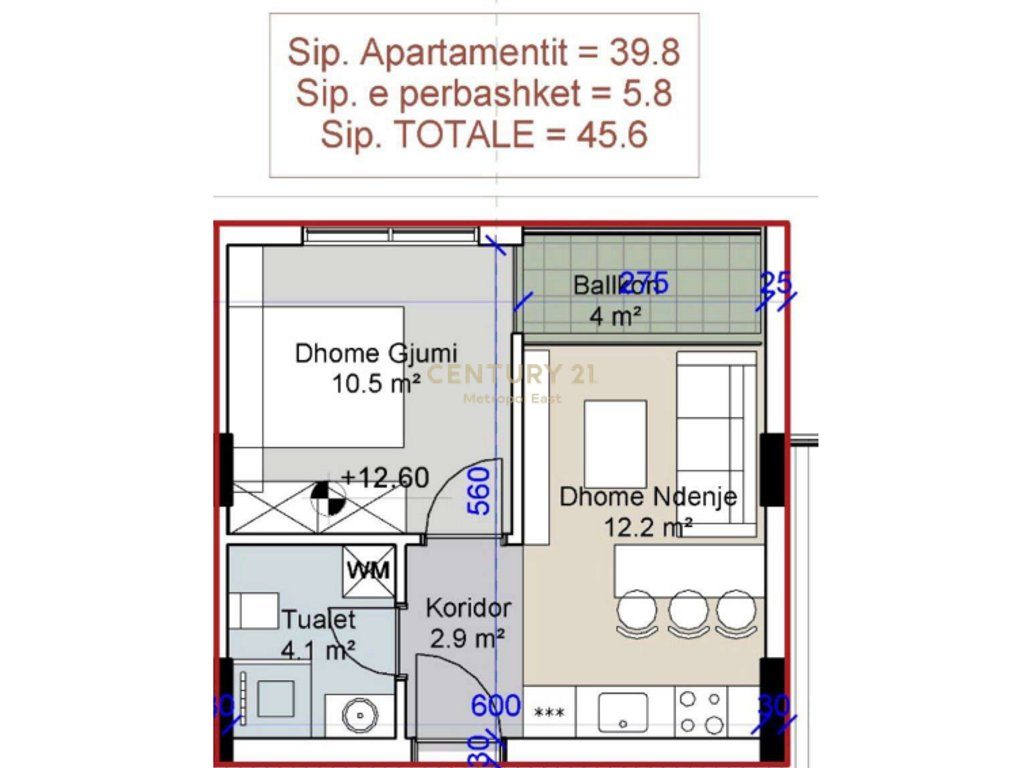 APARTAMENT 1+1 NË SHITJE – RESIDENCA PORTO LALZI