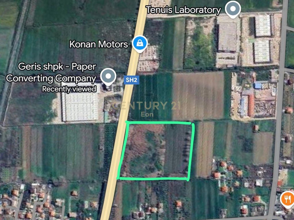 Tokë për Shitje në Autostradën Durrës-Tiranë, 30,530 m², Vijë e Parë !