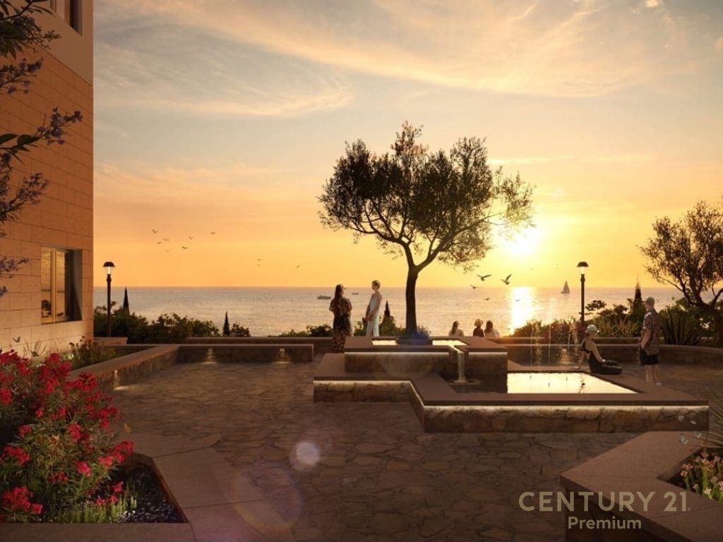 Shitet apartament 2+1 me oborr privat në resortin më të ri në Rivierën Shqiptare  Square Village, Santorini 2! - Century...