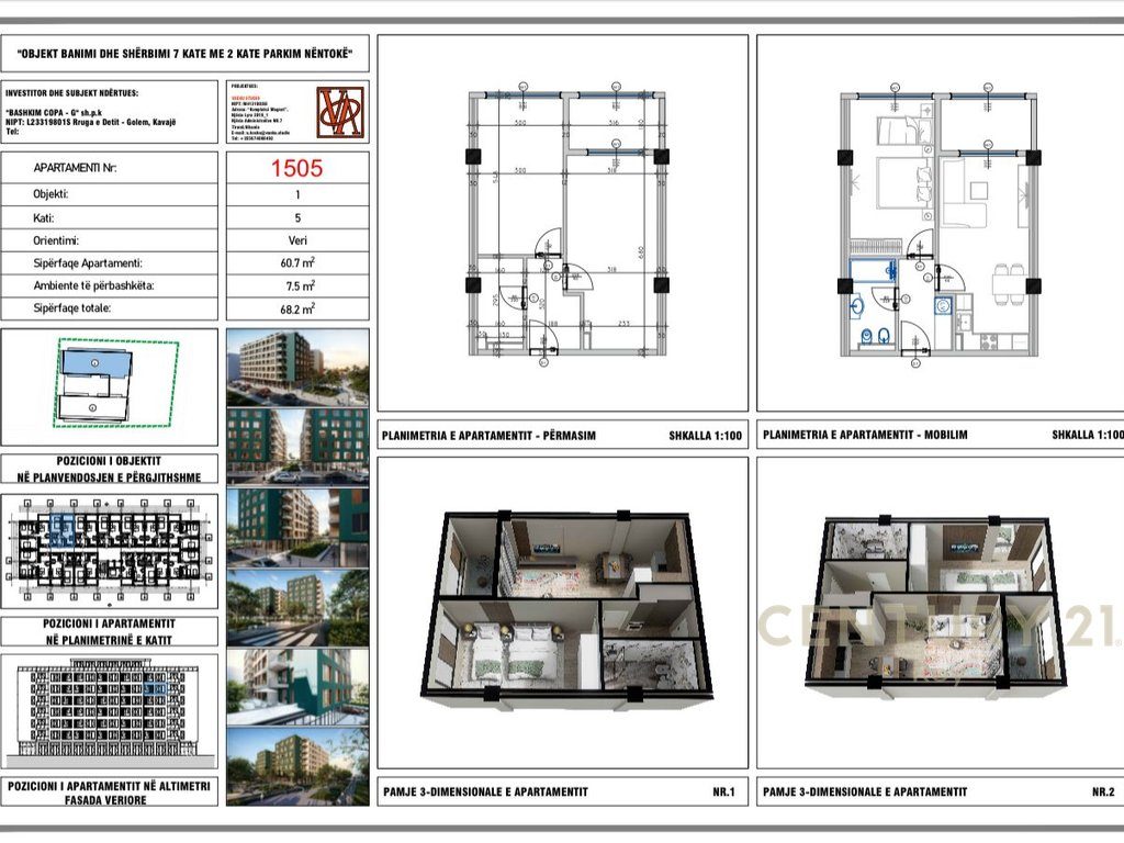 SHITET APARTAMENT 1+1 NË GOLEM – MUNDËSI IDEALE PËR INVESTIM