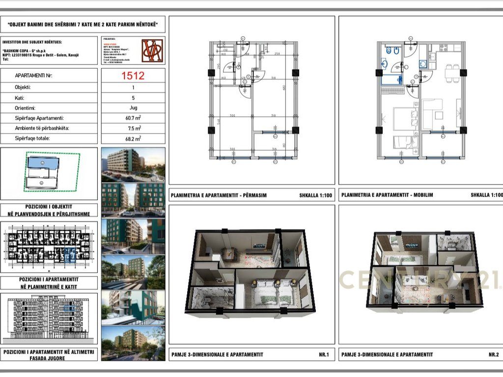 SHITET APARTAMENT 1+1 NË GOLEM – MUNDËSI IDEALE PËR INVESTIM