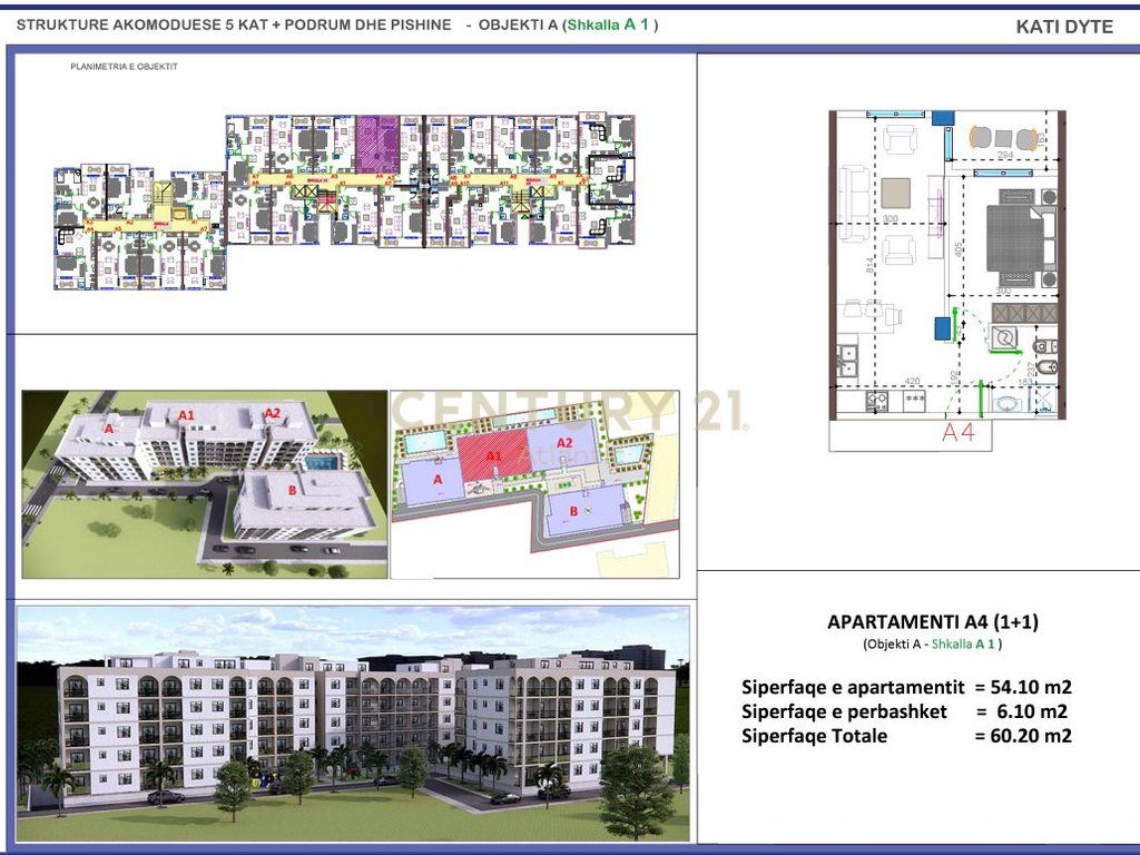 FILLUAN SHITJET! APARTAMENT 1+1 NE REZIDENCEN ME TE RE NE GOLEM  !