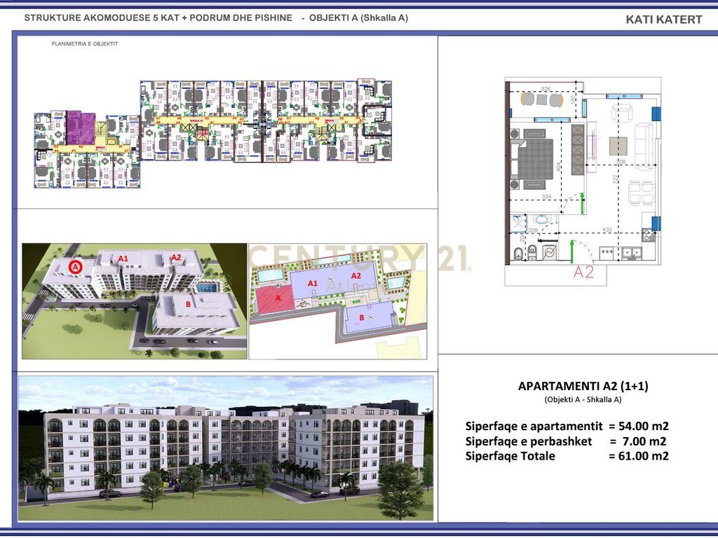 FILLUAN SHITJET! APARTAMENT 1+1 NE REZIDENCEN ME TE RE NE GOLEM  !