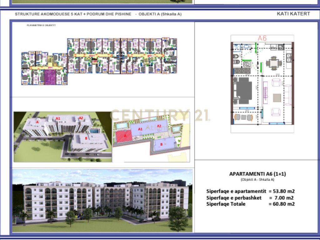 FILLUAN SHITJET! APARTAMENT 1+1 NE REZIDENCEN ME TE RE NE GOLEM  !