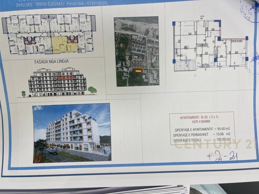 SHITET APARTAMENT 2+1 NE GOLEM ,NDERTIM I RI !