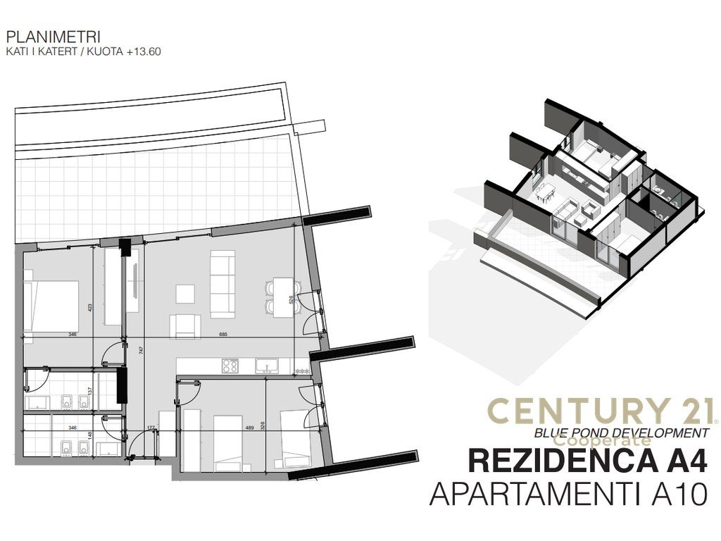 SHESIM APARTAMENT MODERN 2+1+2 NË REZIDENCËN "FARKA HILLS“ , TEK LIQENI FARKËS