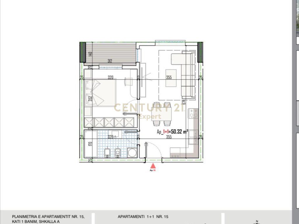 SHITET APARTAMENT 1+1 NE PASKUQAN