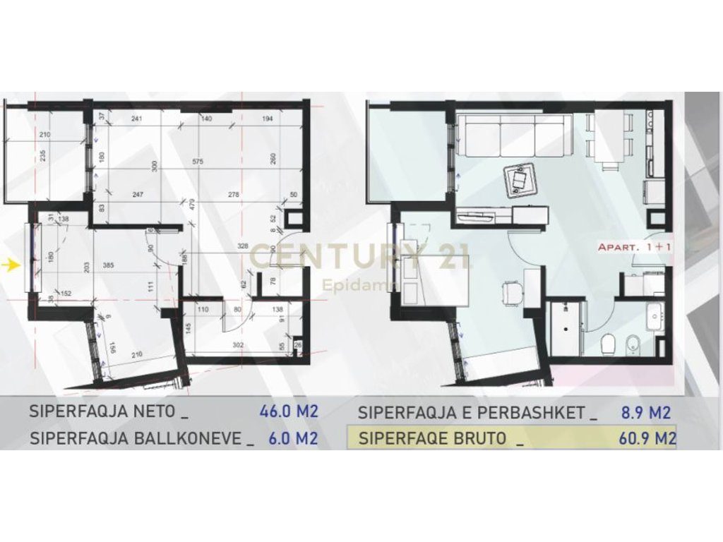 Apartament 1+1 për shitje tek " Lotus Residence" Mali i Robit! 
Mundesi pagese me keste !