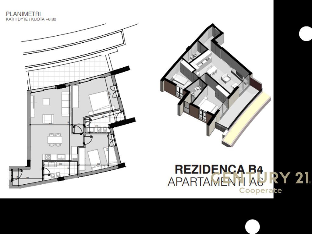 SHESIM APARTAMENT MODERN 2+1+2 + VERANDE NE REZIDENCEN"FARKA HILLS“, TEK LIQENI FARKES.