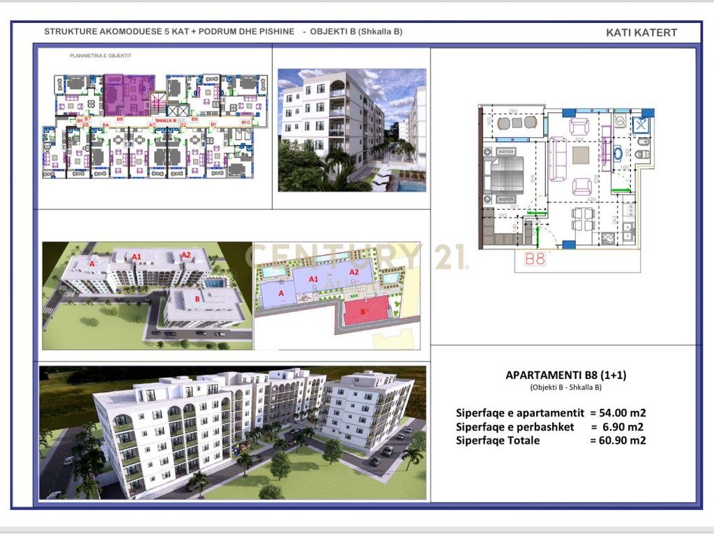 FILLUAN SHITJET! APARTAMENT 1+1NE REZIDENCEN ME TE RE NE GOLEM  !