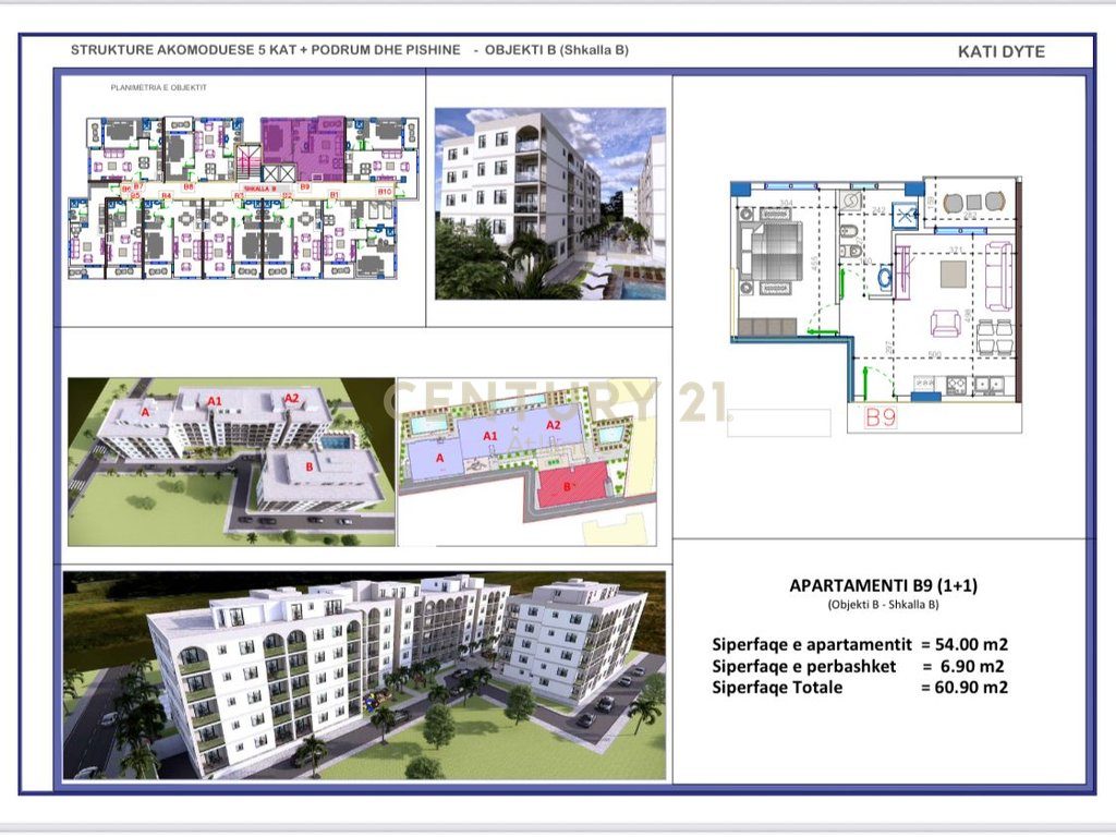 FILLUAN SHITJET! APARTAMENT 1+1NE REZIDENCEN ME TE RE NE GOLEM  !