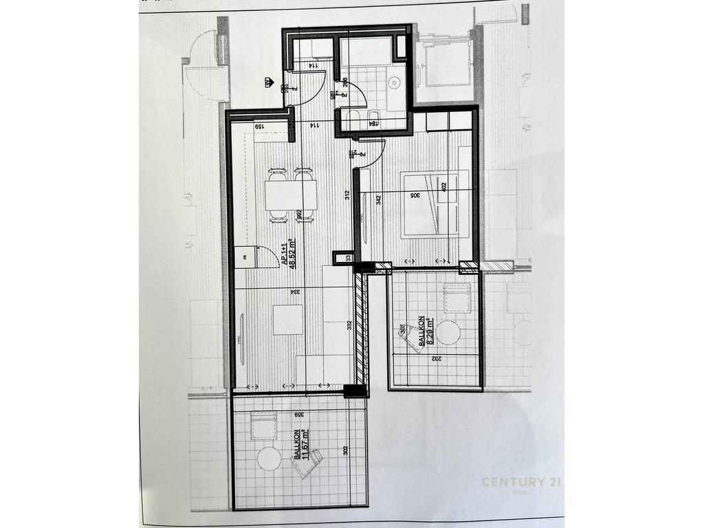 Sarandë, Shitet apartament 1+1