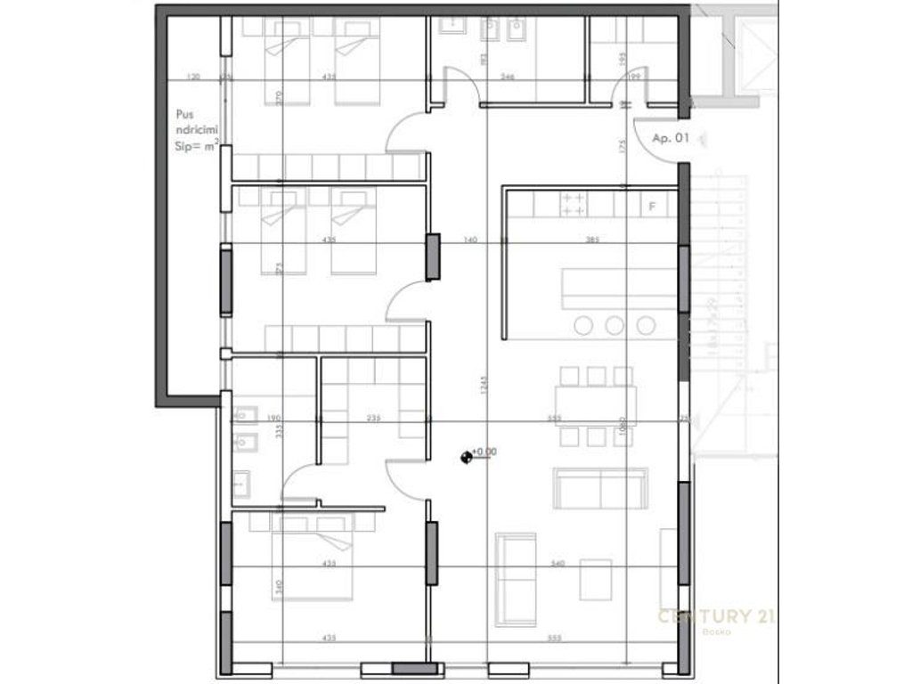SHITET APARTAMENT 3+1+2+OBORR PARA, BLIN RESIDENCE, FARKE !