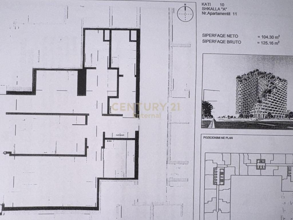 Apartament per shitje 2+1+2 ne rezidencen 'Lion Park 2', Rr. Dritan Hoxha