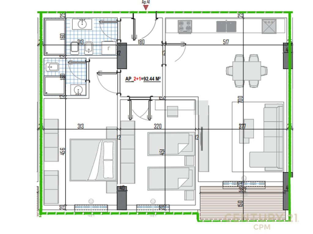 Shesim Apartament 2+1+2 Përballë Universitetit Bujqësor,Arborea Residence !