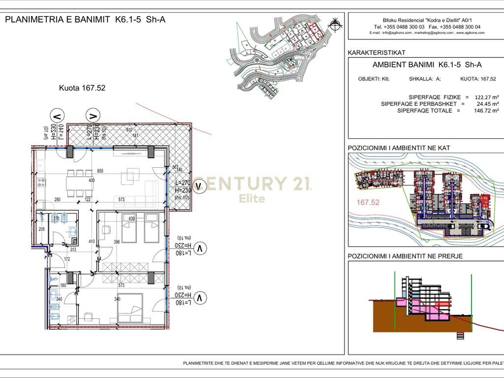 Shitet apartament 2+1+2  ne ndertim tek zgjatimi i  Kodres se Diellit.
