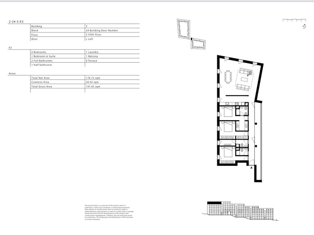 By Long Hill Residence, Apartament 3+1+3 Ne Shitje