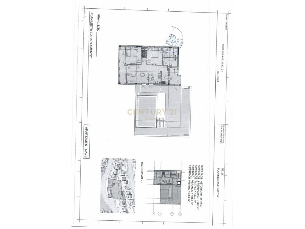 Apartament Luksoz në Folié Village, Jalë – Me Pishinë Private, Verandë Panoramike dhe 2 Poste Parkimi - Century 21 Alban...