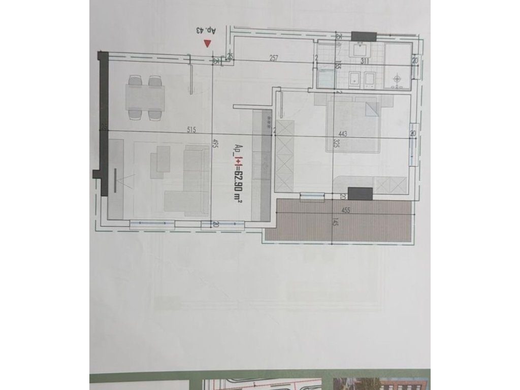 Paskuqan, Shitet apartament 1+1! Objekt buzë rruge kryesore!