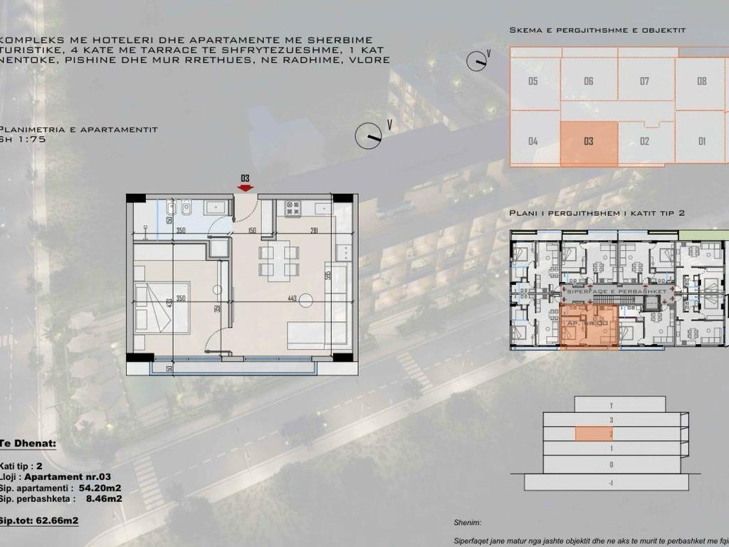 APARTAMENT 1+1 PER SHITJE,NE RADHIME!