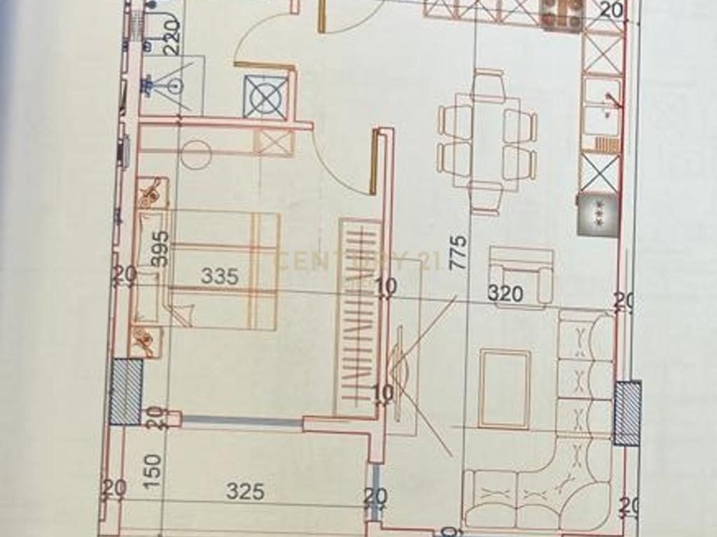 Shitet Apartament 1+1 në Rrugën OSBE, Kamëz – Ndërtim i Ri me Verandë