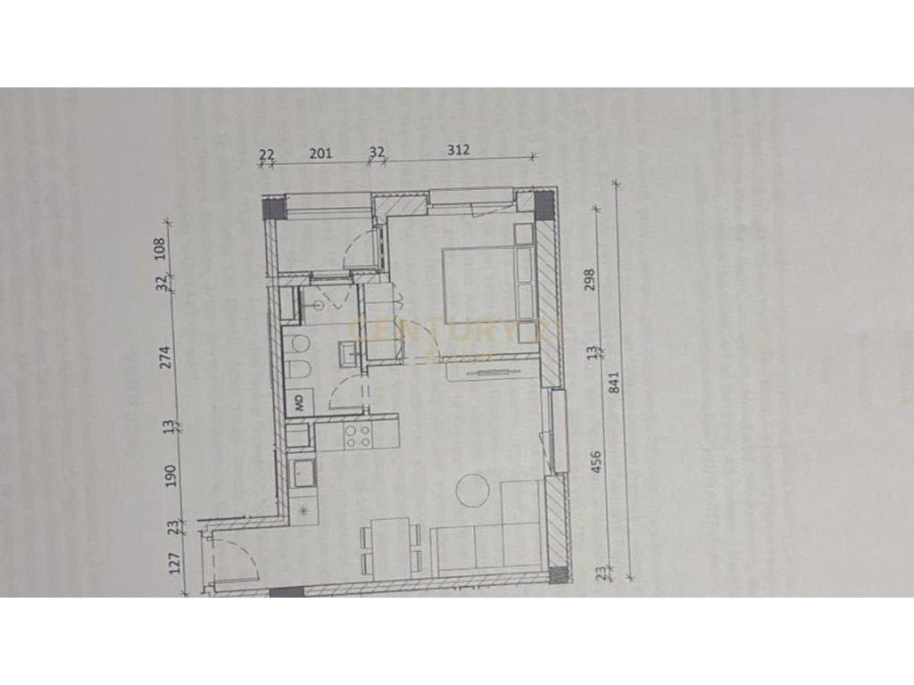 🏡 SHITET APARTAMENT 1+1 – KOMPLEKSI KADIU, ALI DEM