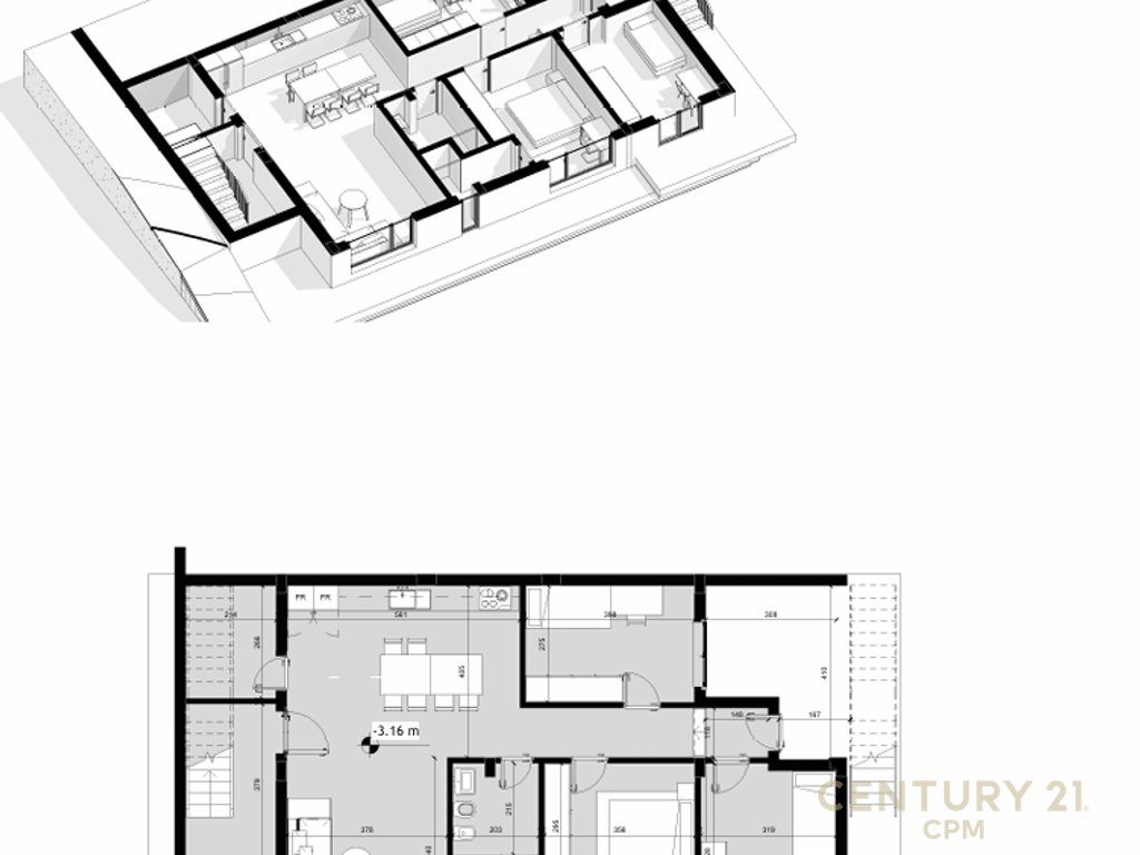 Shitet apartament 3+1 tek Liqeni i Farkes!