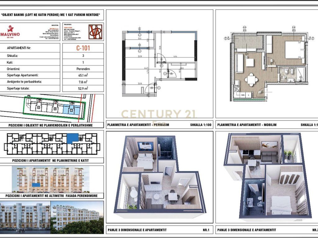 LA MER RESIDENCE NE GOLEM SHITET APARTAMENT 1+1 !