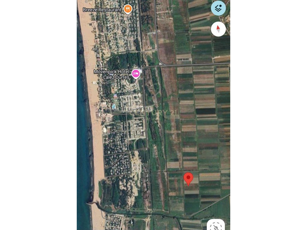 Shiten 2000 m2 toke ne Gjirin e Lalzit, Durres