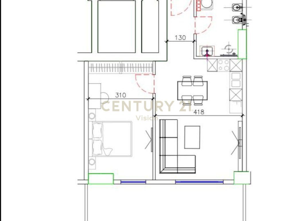 Apartament 1+1 Për Shitje në Shëngjin tek "Prishtina Tower"  - 92,800€ | 88.38 m²