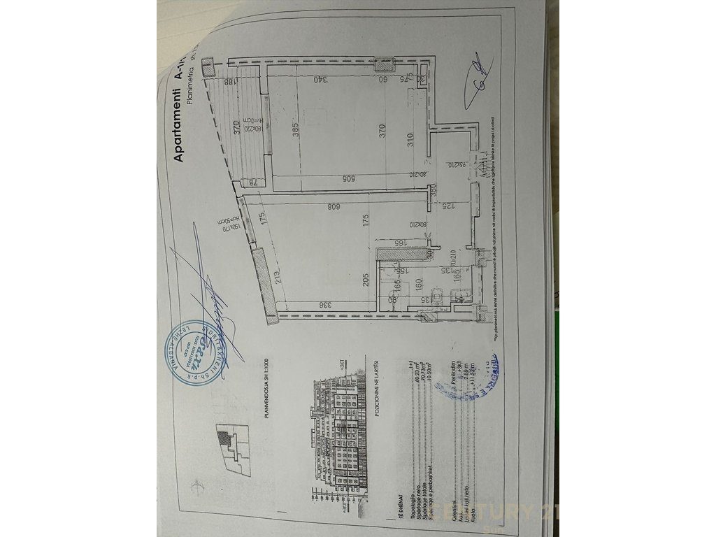 SHESIM APARTAMENT 1+1 NE PASKUQAN,PRANE BULEVARDIT TE RI.