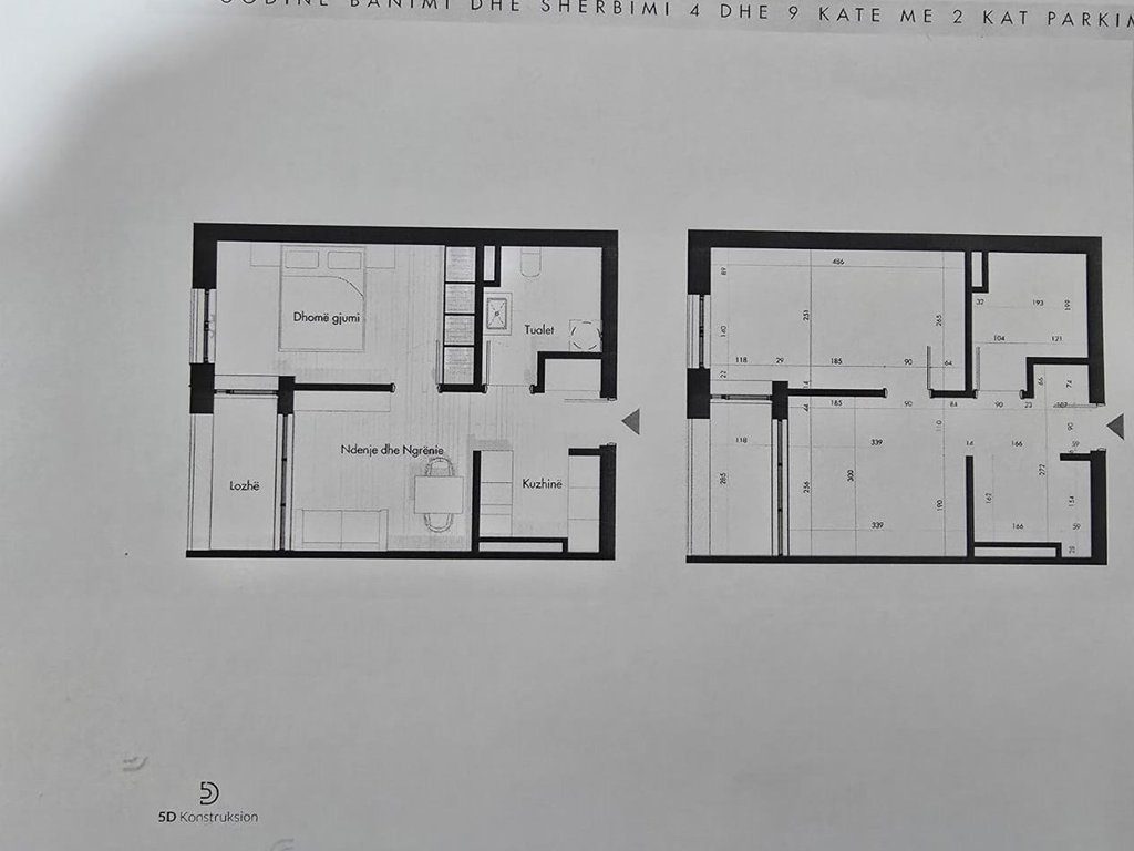 Apartament 1+1 Në Shitje në Rruga Siri Kodra, Tirana