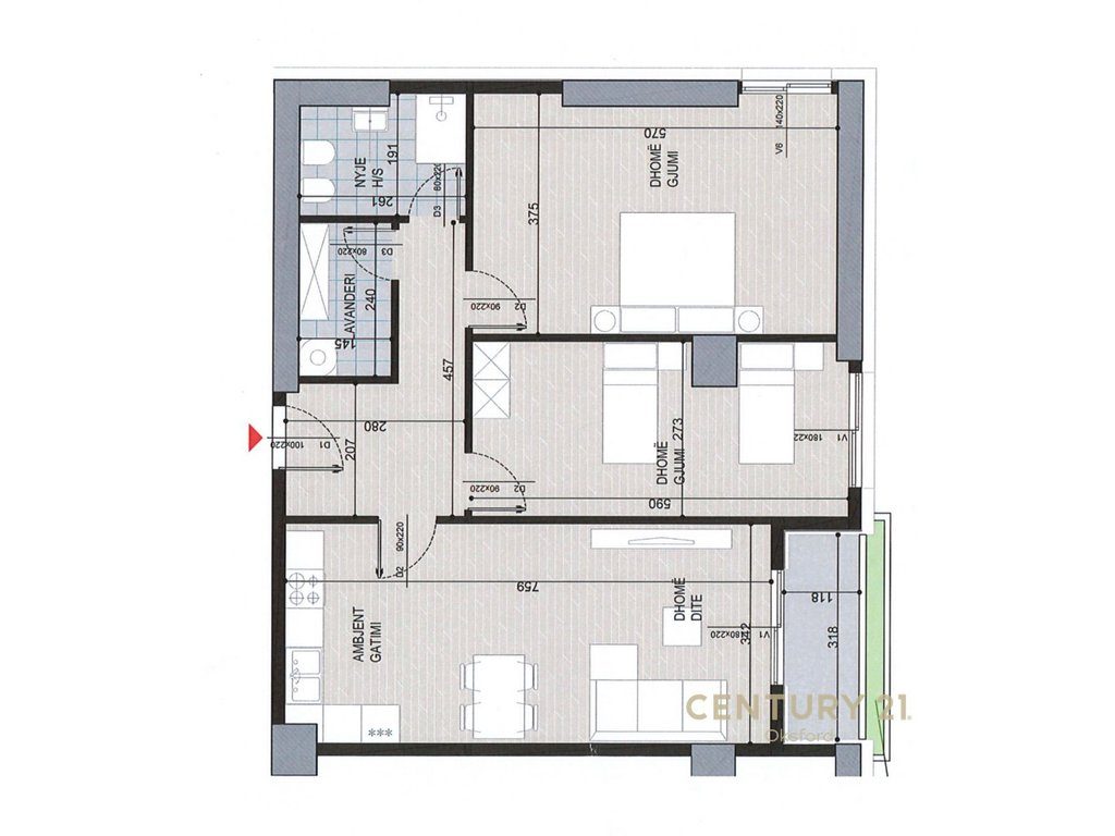 Shesim apartament 2+1+2 ,tek Ish Fusha e Aviacionit!