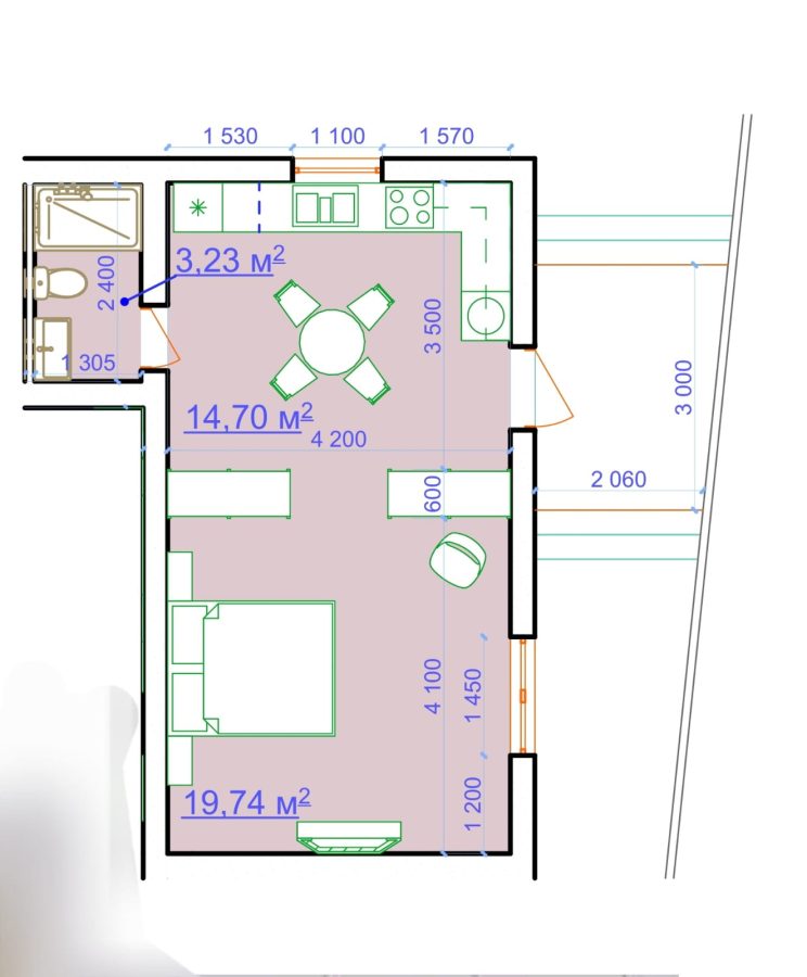 1+1 Apartament 51 m² në shitje në Plepa, Durrës !