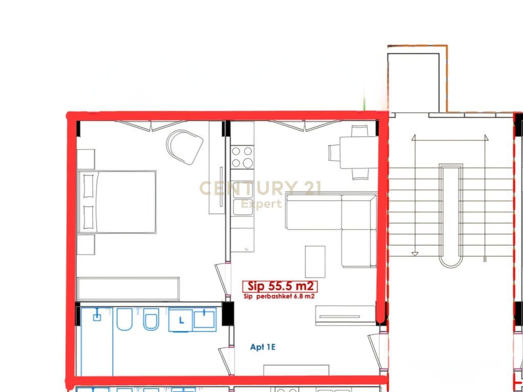 APARTAMENT 1+1+POST PARKIMI PËR SHITJE NË GOLEM