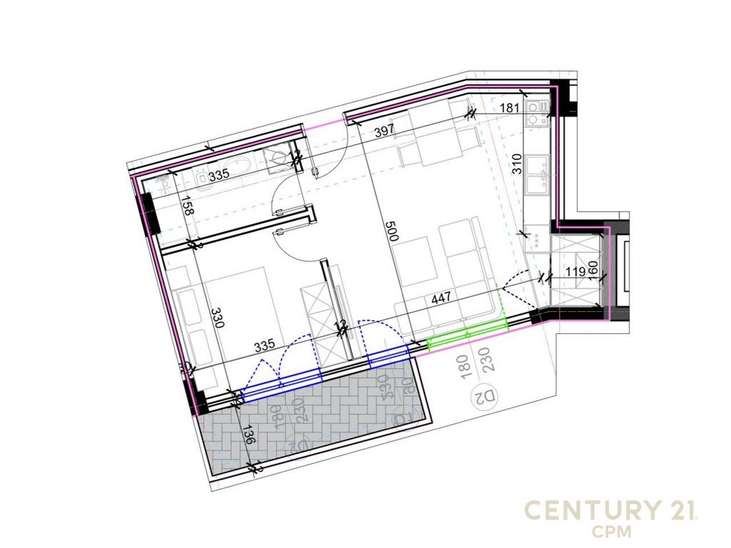 Apartament 1+1 Per Per Shitje Tek Kodra E Diellit!