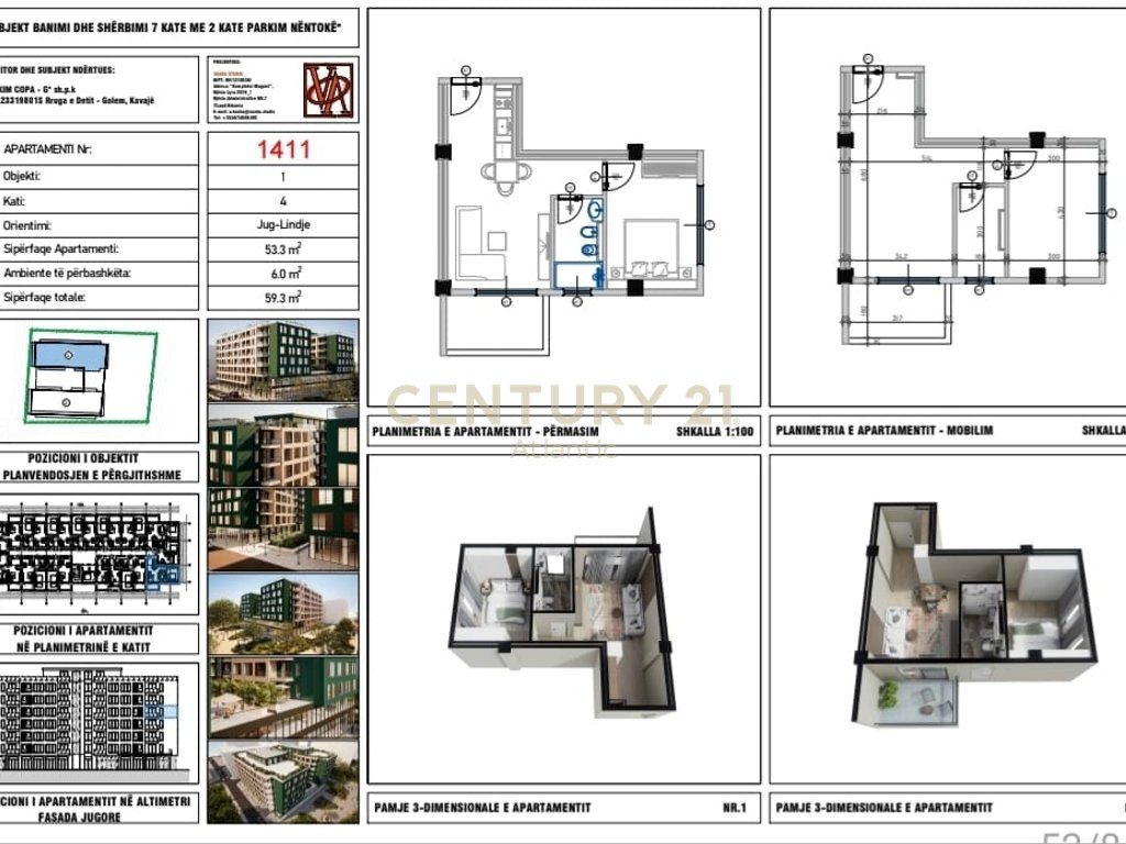 VALE - VERDE REZIDENCE APARTAMENT 1+1 PER SHITJE GOLEM , DURRES . PAGESE ME KESTE .