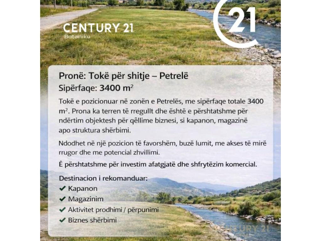 Tokë Për Shitje në Petrelë, Tiranë