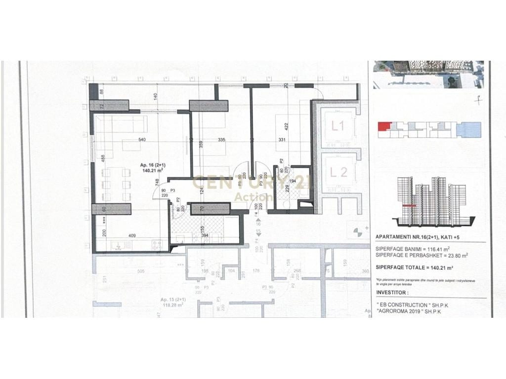 RESIDENCA SOHO TOWERS,OFROJME PER SHITJE APARTAMENT 2+1!