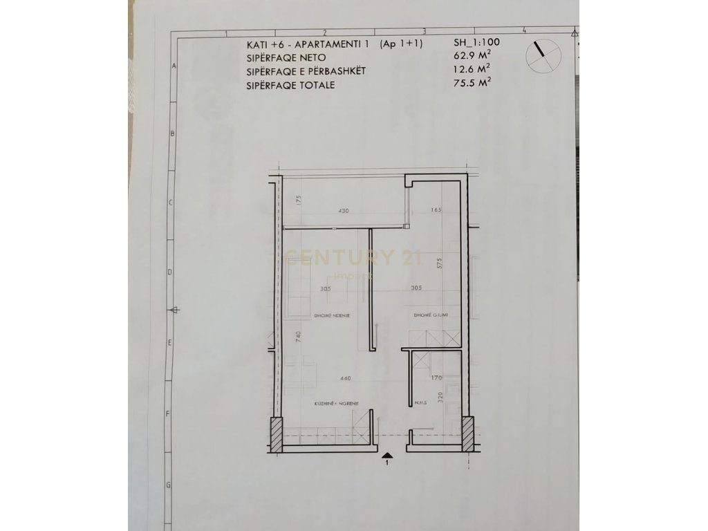 SHITET APARTAMENT 1+1 TE "ASTIRI RESIDENCE 2"